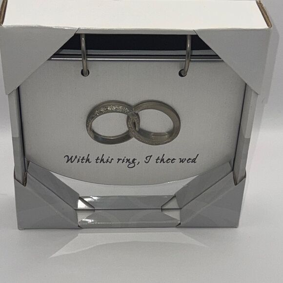 Silver Wedding Ring Holder - Picture 1 of 6